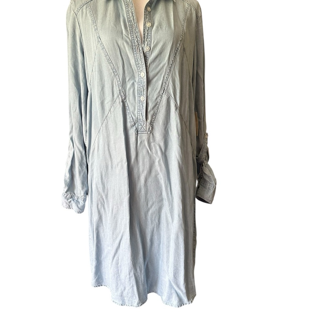 Beige by eci Light Blue Denim Dress